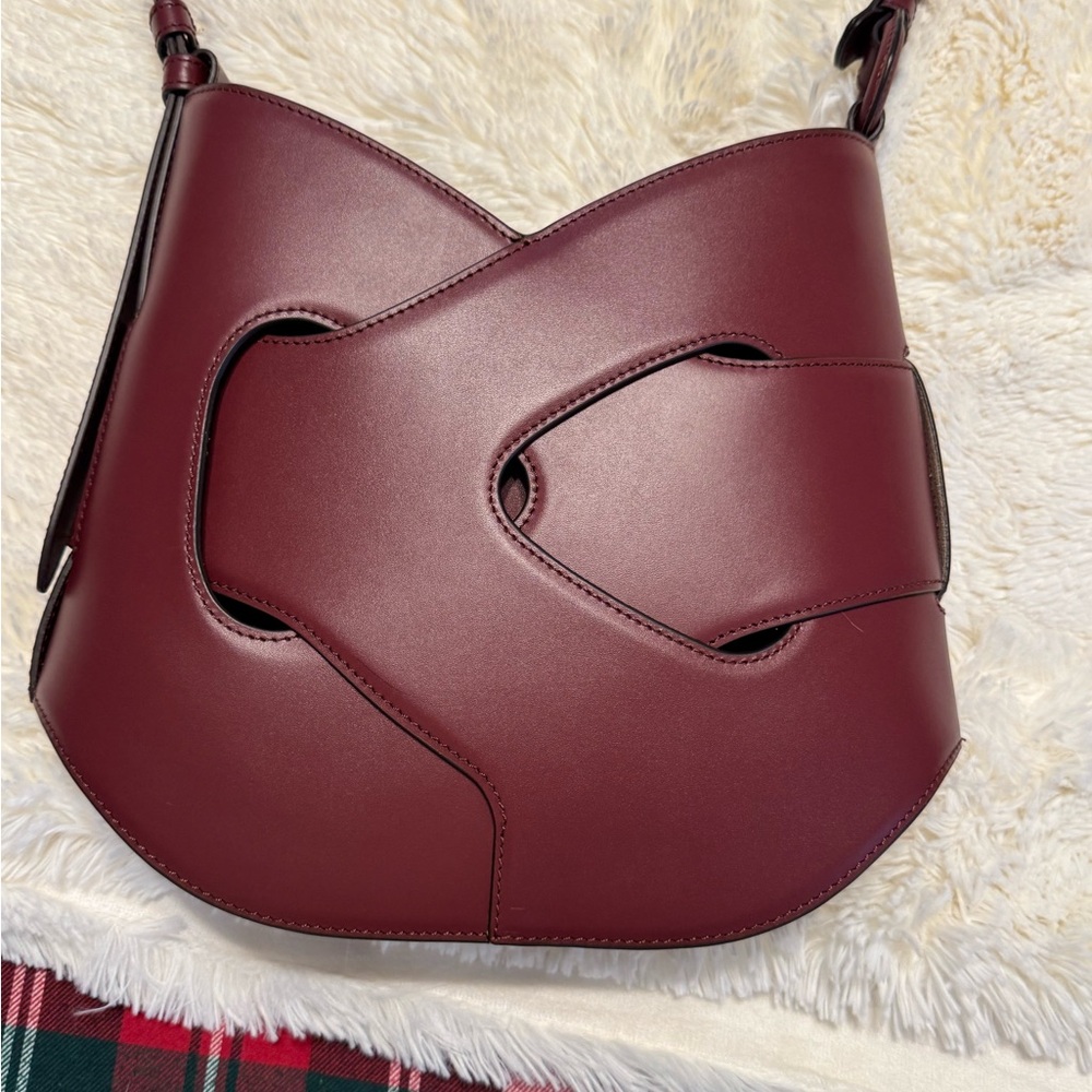 Polene Deep Burgundy Shoulder Bag - Picture 4 of 5